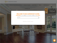 Tablet Screenshot of bashardwoodfloor.com